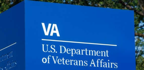 Signage for the u.s. department of veterans affairs (va).