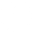 Facebook logo in a black and white color scheme.