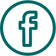 Facebook logo icon.